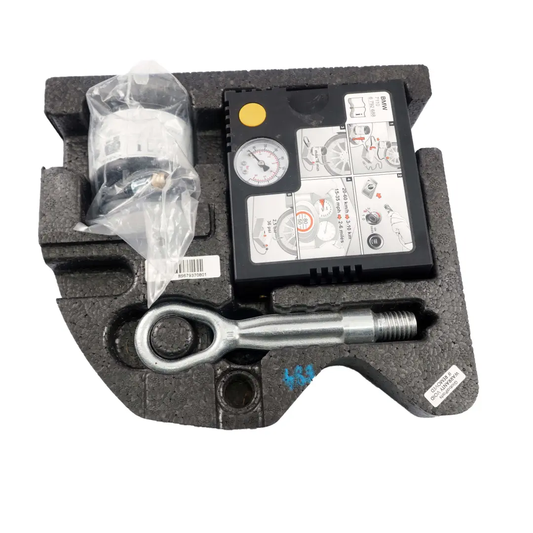 BMW X1 E84 Toolkit Tool Set Storage Compressor Sealant Hook Screwdriver - SKU 6793708 - Part number 6793708
