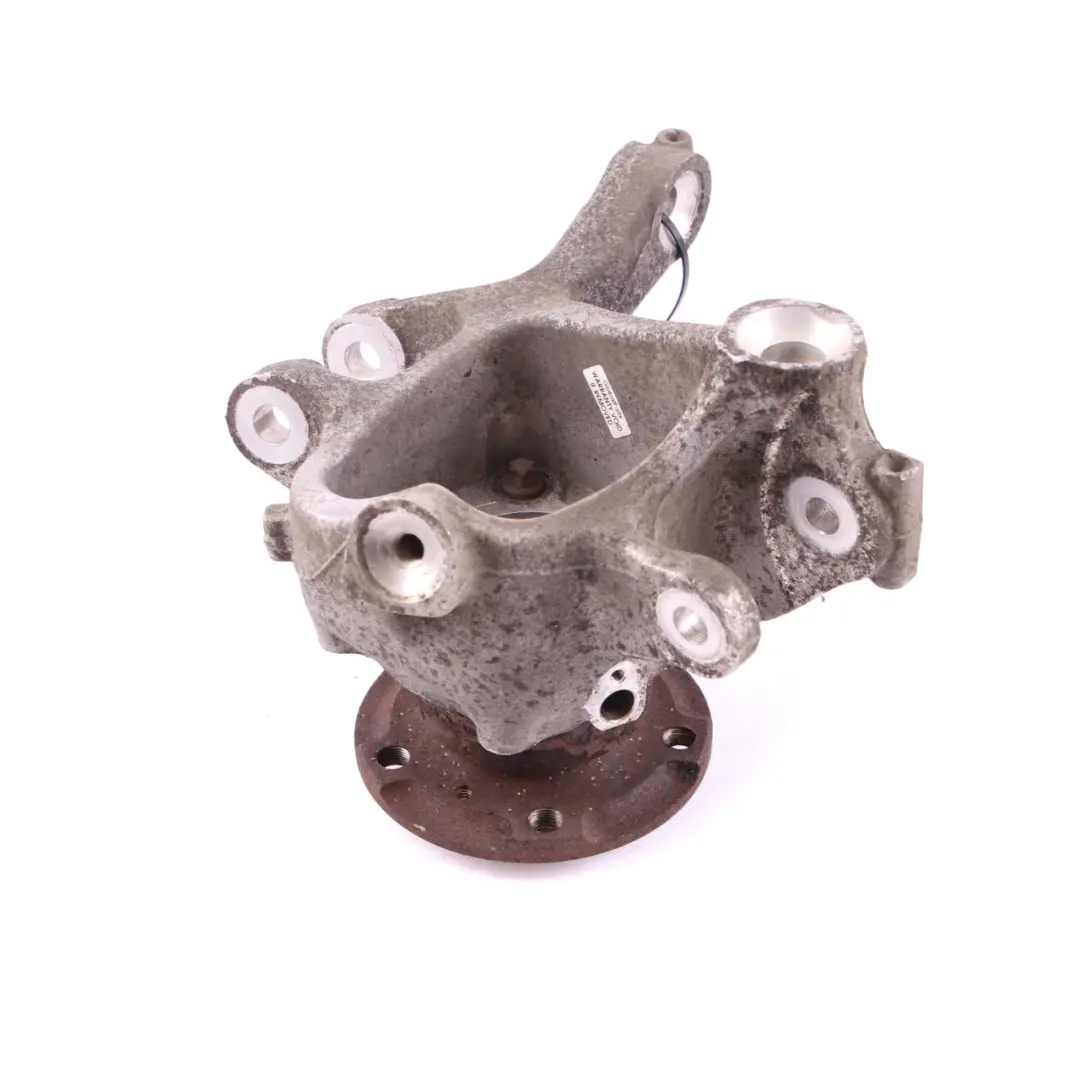 Soporte Rueda Trasera Izquierda Eje Suspension Soporte Montaje Hub para BMW F10 con número de pieza 6793769 BMW F10 Soporte Rueda Trasera Izquierda Eje Suspension Soporte Montaje Hub - SKU 6793769-2 - Número de pieza 6793769