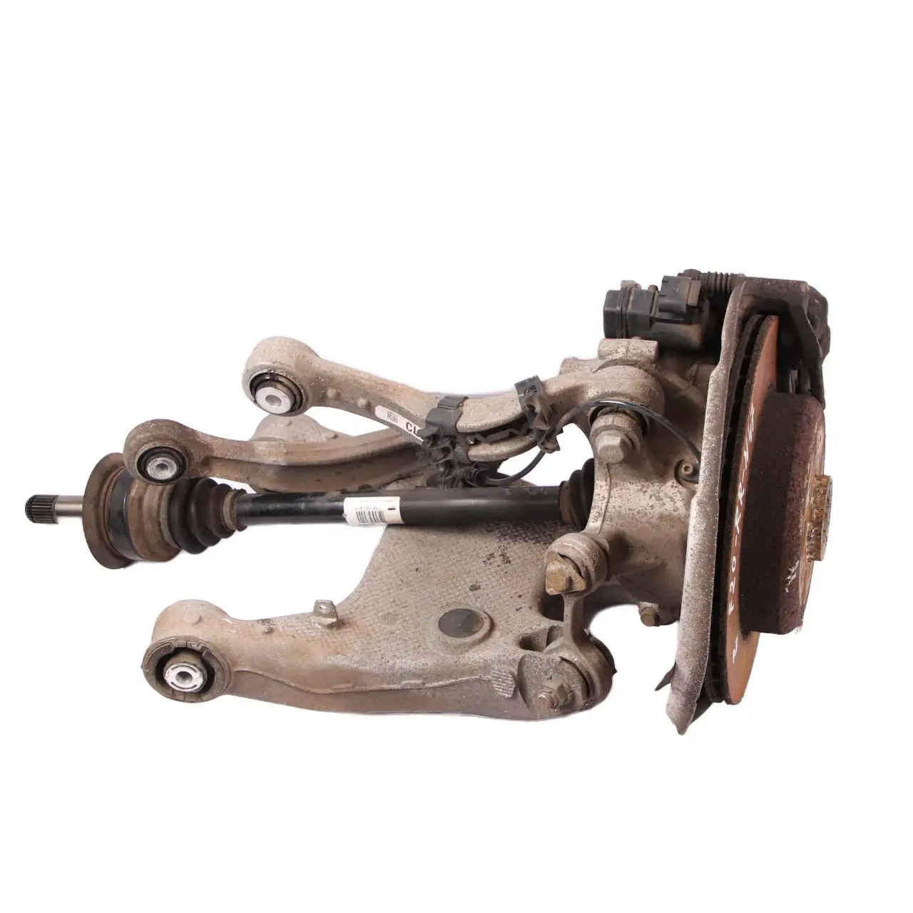 BMW F10 520d N47N Mozzo Disco Freno Sospensione Assale Posteriore Sinistro