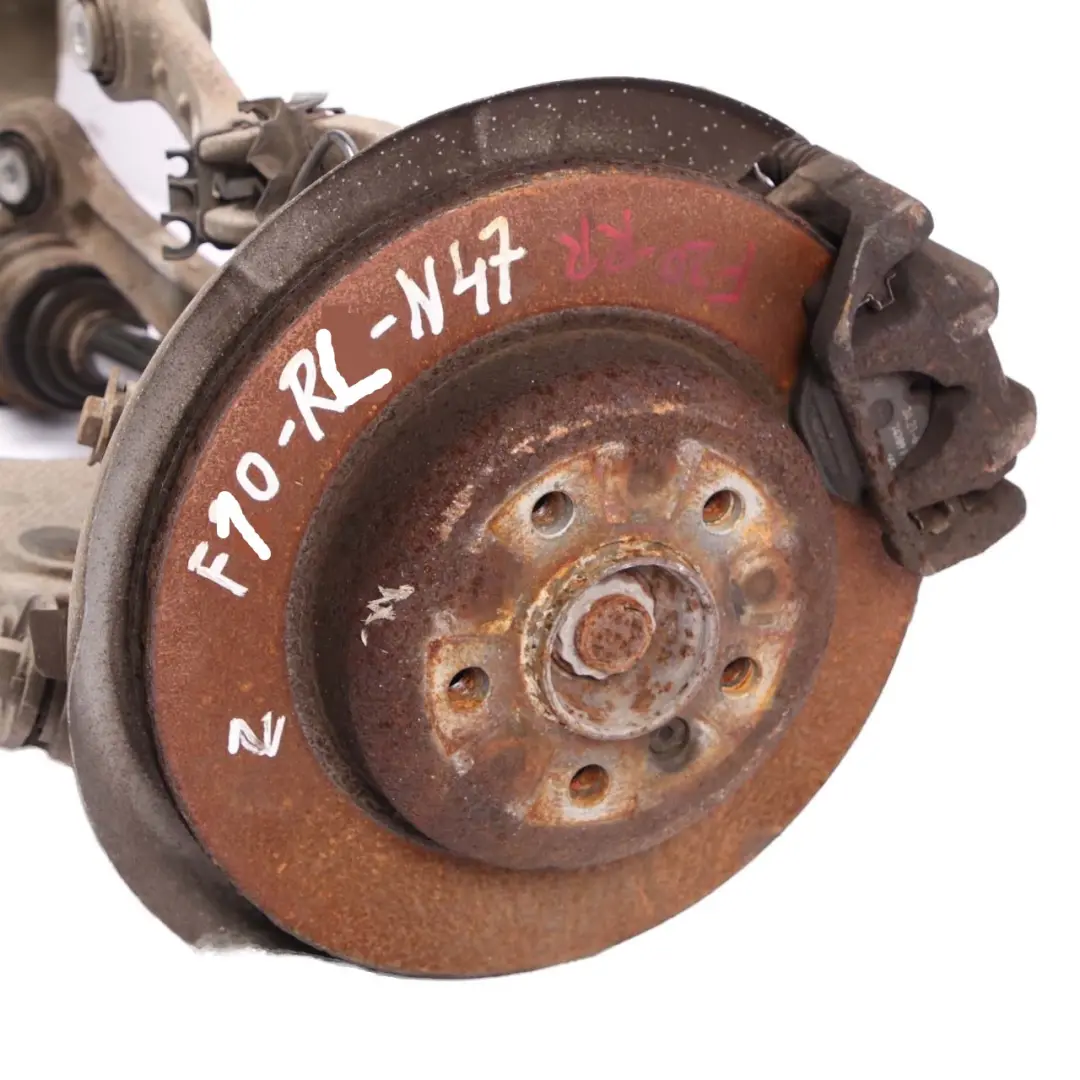 N47N Rear Left N/S Leg Suspension Axle Brake Disc Hub Set to BMW 5 Series F10 520d with Part number 6793769 BMW 5 Series F10 520d N47N Rear Left N/S Leg Suspension Axle Brake Disc Hub Set - SKU 6793769 - Part number 6793769
