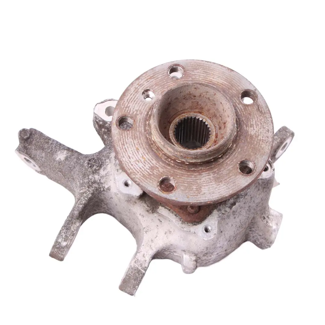 soporte de rueda trasera derecha eje de suspensión soporte montaje Hub para BMW F10 con número de pieza 6793770 BMW F10 soporte de rueda trasera derecha eje de suspensión soporte montaje Hub - SKU 6793770-3 - Número de pieza 6793770