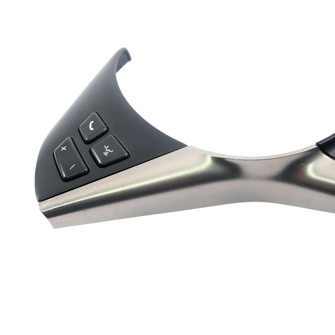 Steering Wheel Trim E60 E63 Sport Cover Multifunction Switch Titan Chrome to BMW with Part number 6794084 BMW Steering Wheel Trim E60 E63 Sport Cover Multifunction Switch Titan Chrome - SKU 6794084 - Part number 6794084