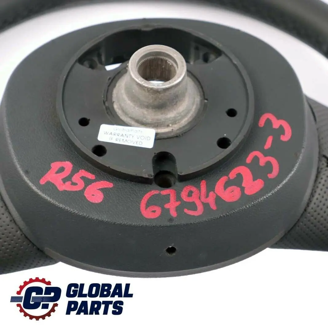 Leather Sport Look Steering Wheel 2 Spoke Mini Cooper One R55 R56 R60 NEW - SKU 6794623-3 - Part number 6794623