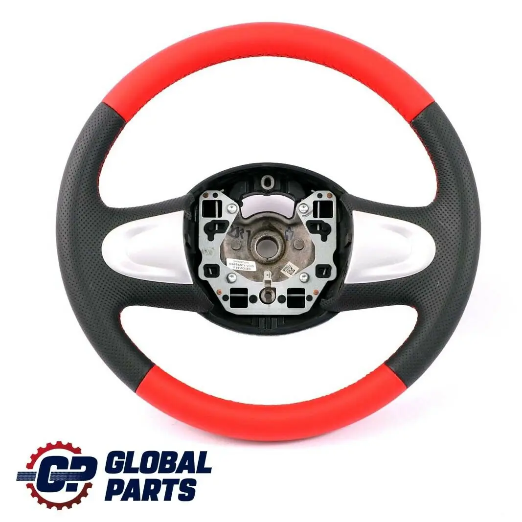 Leather Sport Look Steering Wheel 2 Spoke to Mini Cooper One R56 R60 NEW Red with Part number 6794623 Mini Cooper One R56 R60 NEW Red Leather Sport Look Steering Wheel 2 Spoke - SKU 6794623-4 - Part number 6794623