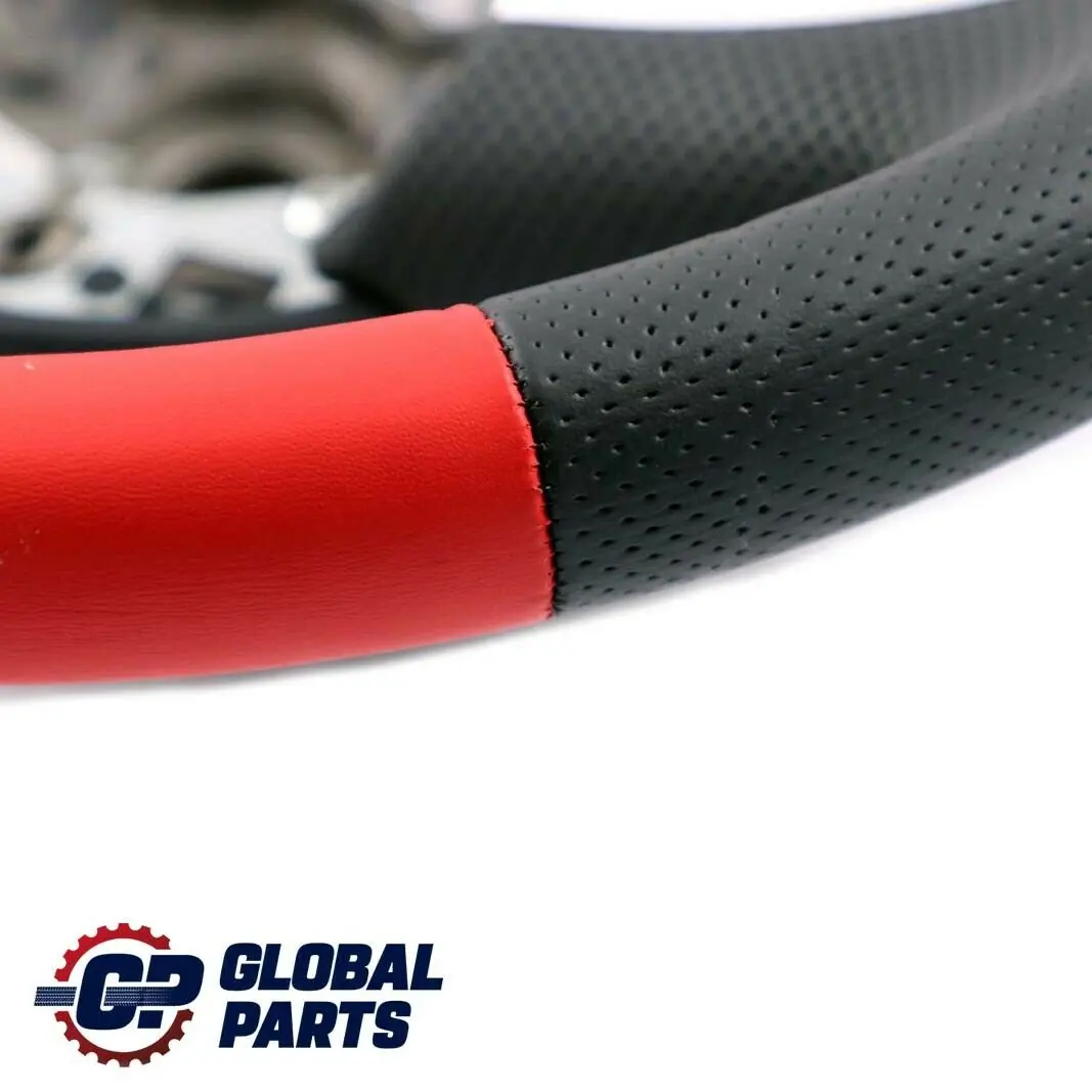 Mini Cooper One R56 R60 NEW Red Leather Sport Look Steering Wheel 2 Spoke - SKU 6794623-4 - Part number 6794623