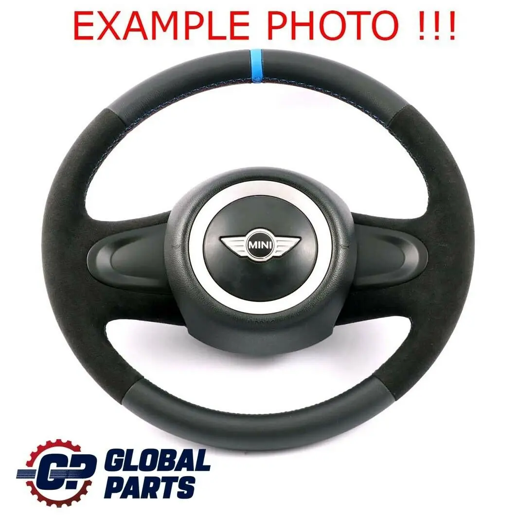 Lenkrad NEU Leder / Alcantara 2 Speichen Drei Farben für Mini Cooper One R55 R56 mit Teilenummer 6794623 Mini Cooper One R55 R56 Lenkrad NEU Leder / Alcantara 2 Speichen Drei Farben - SKU 6794623-6 - Teilenummer 6794623