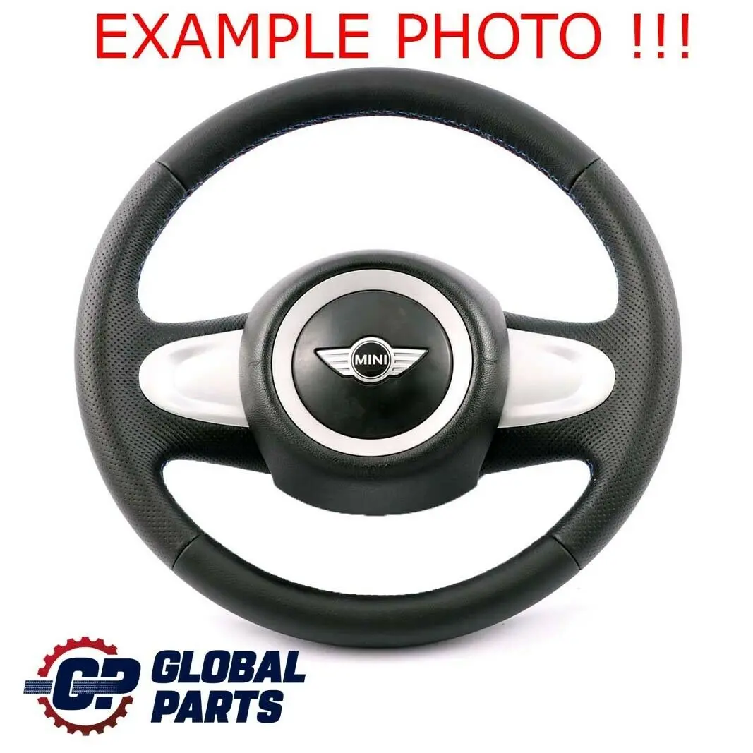 Leather Sport Look Steering Wheel 2 Spoke to Mini Cooper One R55 R56 R60 NEW with Part number 6794623 Mini Cooper One R55 R56 R60 NEW Leather Sport Look Steering Wheel 2 Spoke - SKU 6794623 - Part number 6794623