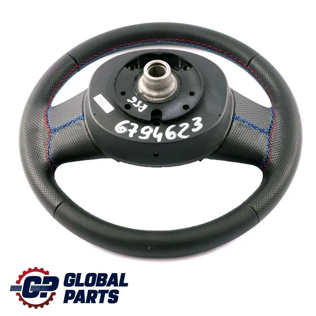 NUEVO Cuero Sport Look Volante 2 radios para Mini Cooper One R55 R56 R60 con número de pieza 6794623 Mini Cooper One R55 R56 R60 NUEVO Cuero Sport Look Volante 2 radios - SKU 6794623 - Número de pieza 6794623