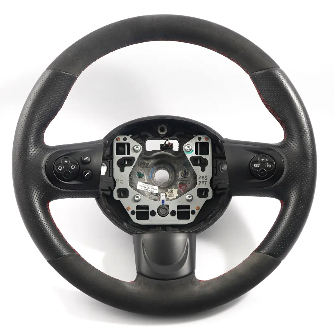 Nero/Alcantara Pelle Volante Sportivo 3 Speichen per Mini Cooper One R56 R60 con numero di parte 6794624 Mini Cooper One R56 R60 Nero/Alcantara Pelle Volante Sportivo 3 Speichen - SKU 6794624-9 - Numero di parte 6794624