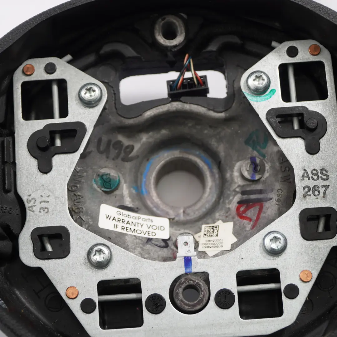 Alcantara Leather Sport Steering Wheel 3 Spoke to Mini Cooper R56 R60 Black / with Part number 6794624 Mini Cooper R56 R60 Black / Alcantara Leather Sport Steering Wheel 3 Spoke - SKU 6794624-9 - Part number 6794624