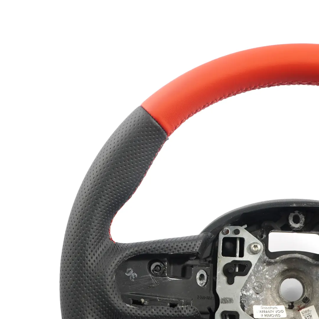Leather Sport Steering Wheel 3 Spoke Mini Cooper One R55 R56 R57 R60 NEW Red - SKU 6794624 - Part number 6794624