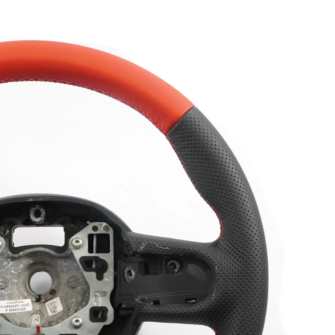 Leather Sport Steering Wheel 3 Spoke Mini Cooper One R55 R56 R57 R60 NEW Red - SKU 6794624 - Part number 6794624