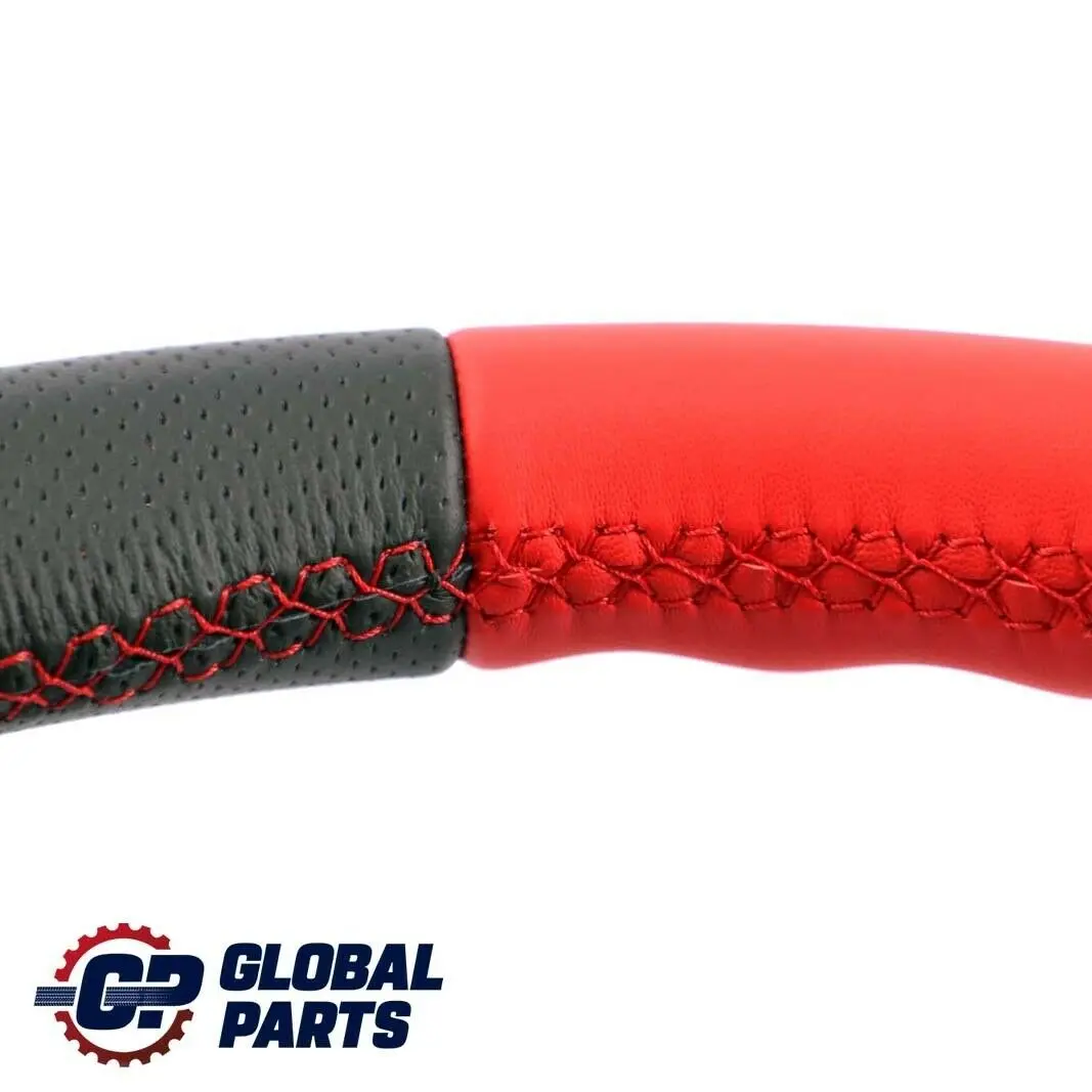 NUEVO volante deportivo De cuero rojo 3 radios para Mini Cooper One R55 R56 R57 R60 con número de pieza 6794624 Mini Cooper One R55 R56 R57 R60 NUEVO volante deportivo De cuero rojo 3 radios - SKU 6794624 - Número de pieza 6794624