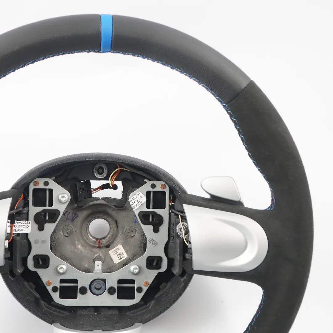 Leather / Alcantara Sport Steering Wheel Padle Shift to Mini Cooper R56 NEW Black with Part number 6794625 Mini Cooper R56 NEW Black Leather / Alcantara Sport Steering Wheel Padle Shift - SKU 6794625-5 - Part number 6794625