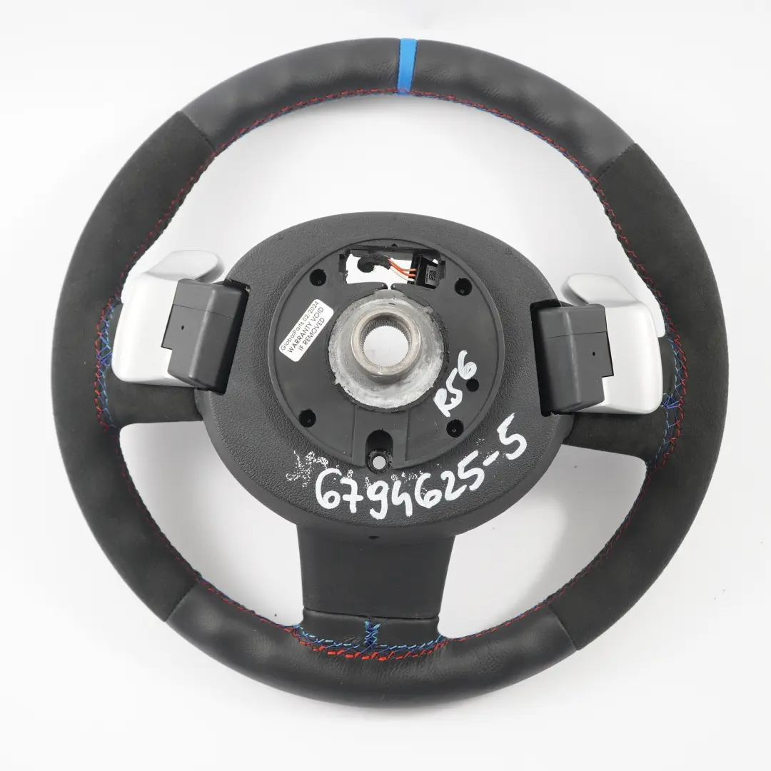 Mini Cooper One R55 R56 R60 R61 Nuova Pelle Nera/Alcantara Volante Sportivo Leve - SKU 6794625-5 - Numero di parte 6794625