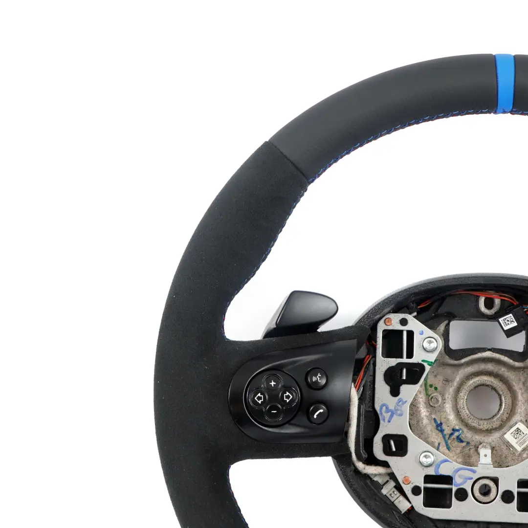 NUEVO Negro Cuero / Alcantara Deporte Volante Padle Shift para Mini Cooper R56 con número de pieza 6794625 Mini Cooper R56 NUEVO Negro Cuero / Alcantara Deporte Volante Padle Shift - SKU 6794625-6 - Número de pieza 6794625