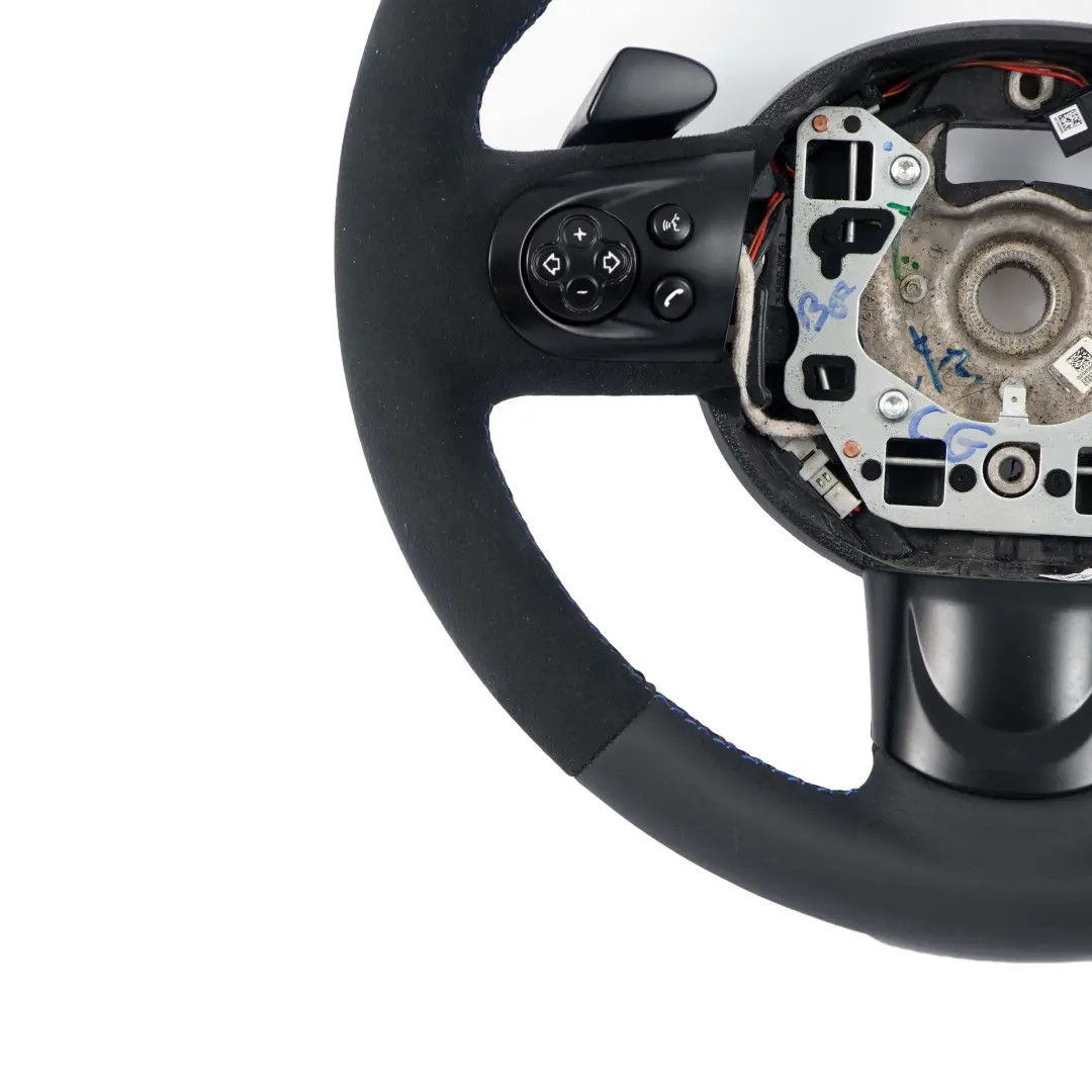 NUOVO Nero Pelle / Alcantara Sport Volante Padle Shift per Mini Cooper R56 con numero di parte 6794625 Mini Cooper R56 NUOVO Nero Pelle / Alcantara Sport Volante Padle Shift - SKU 6794625-6 - Numero di parte 6794625