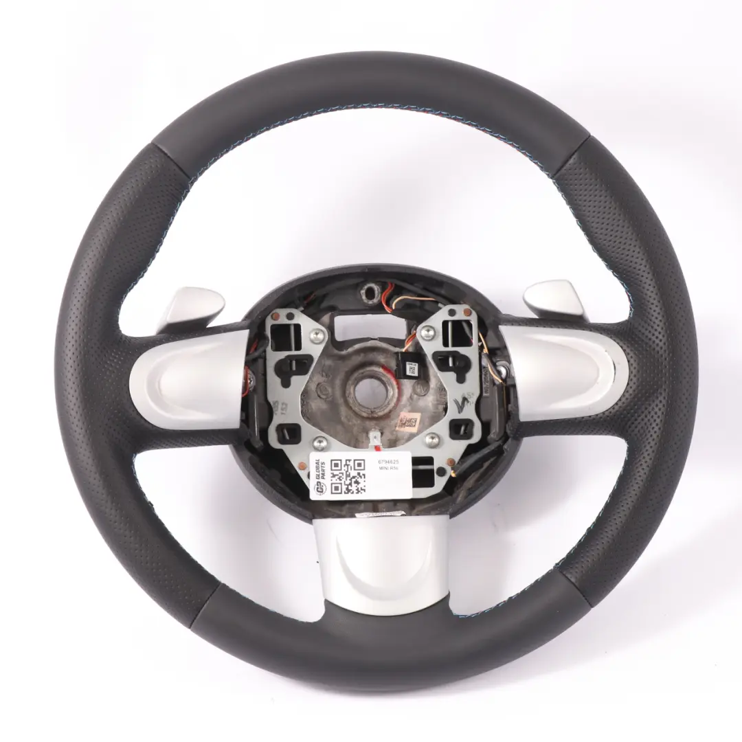 Leather Sport Steering Wheel Padle Shift Mini Cooper One R55 R56 R60 NEW - SKU 6794625 - Part number 6794625