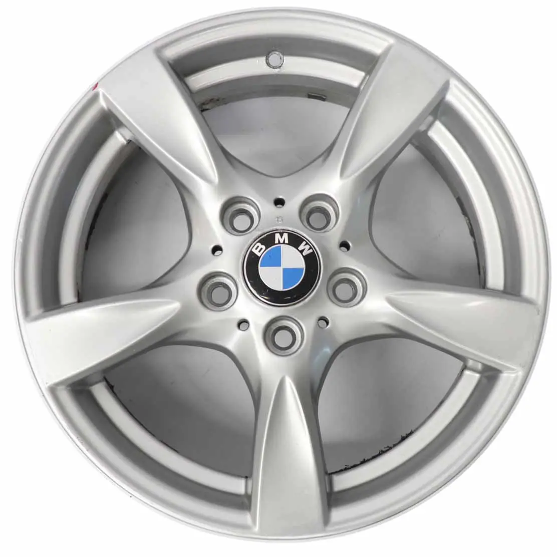 BMW E81 E82 E87 Cerchio in lega argento 17" razze stellari 371 7J ET:47 6795561