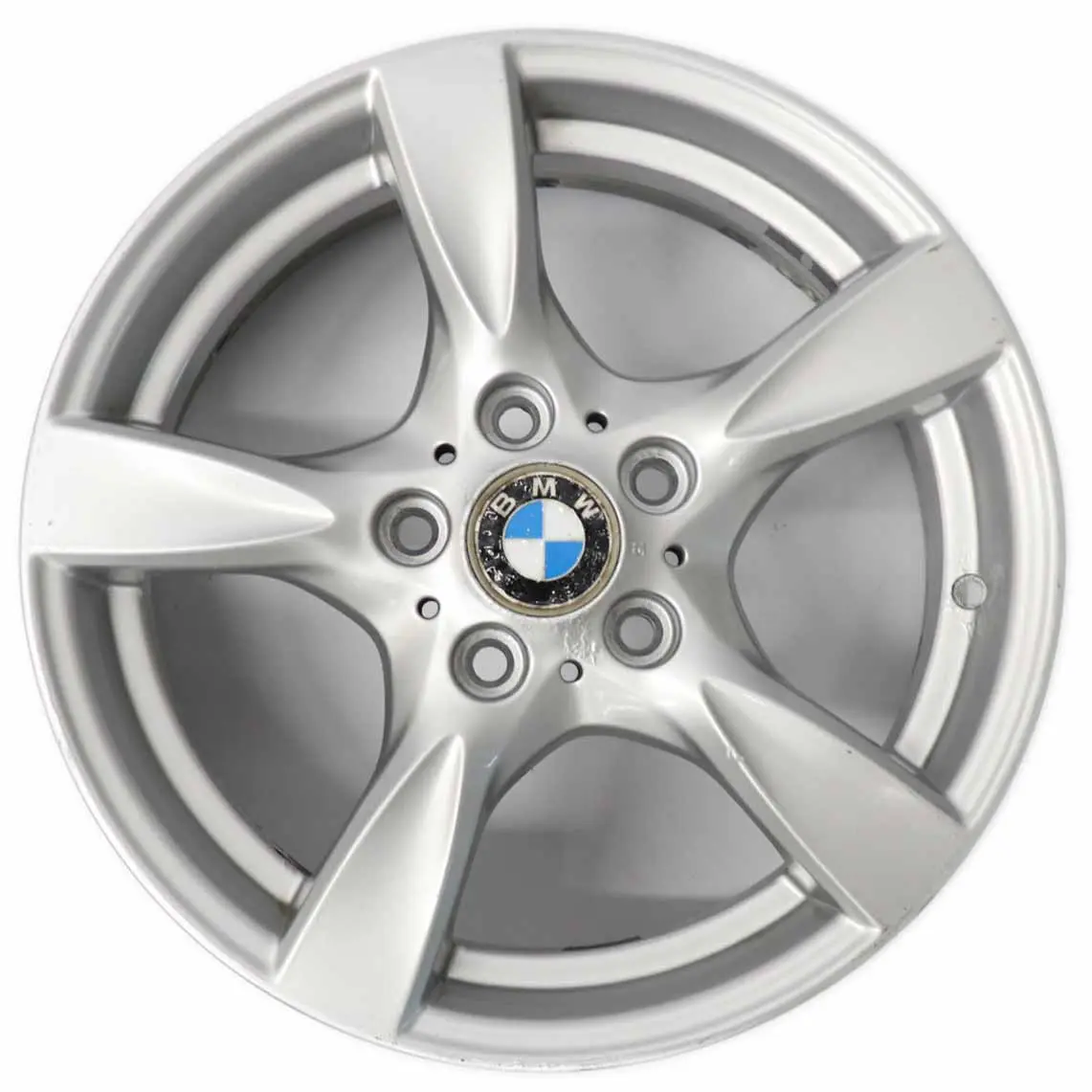 BMW E81 E82 E87 Cerchio in lega argento 17" razze stellari 371 7J ET:47 6795561