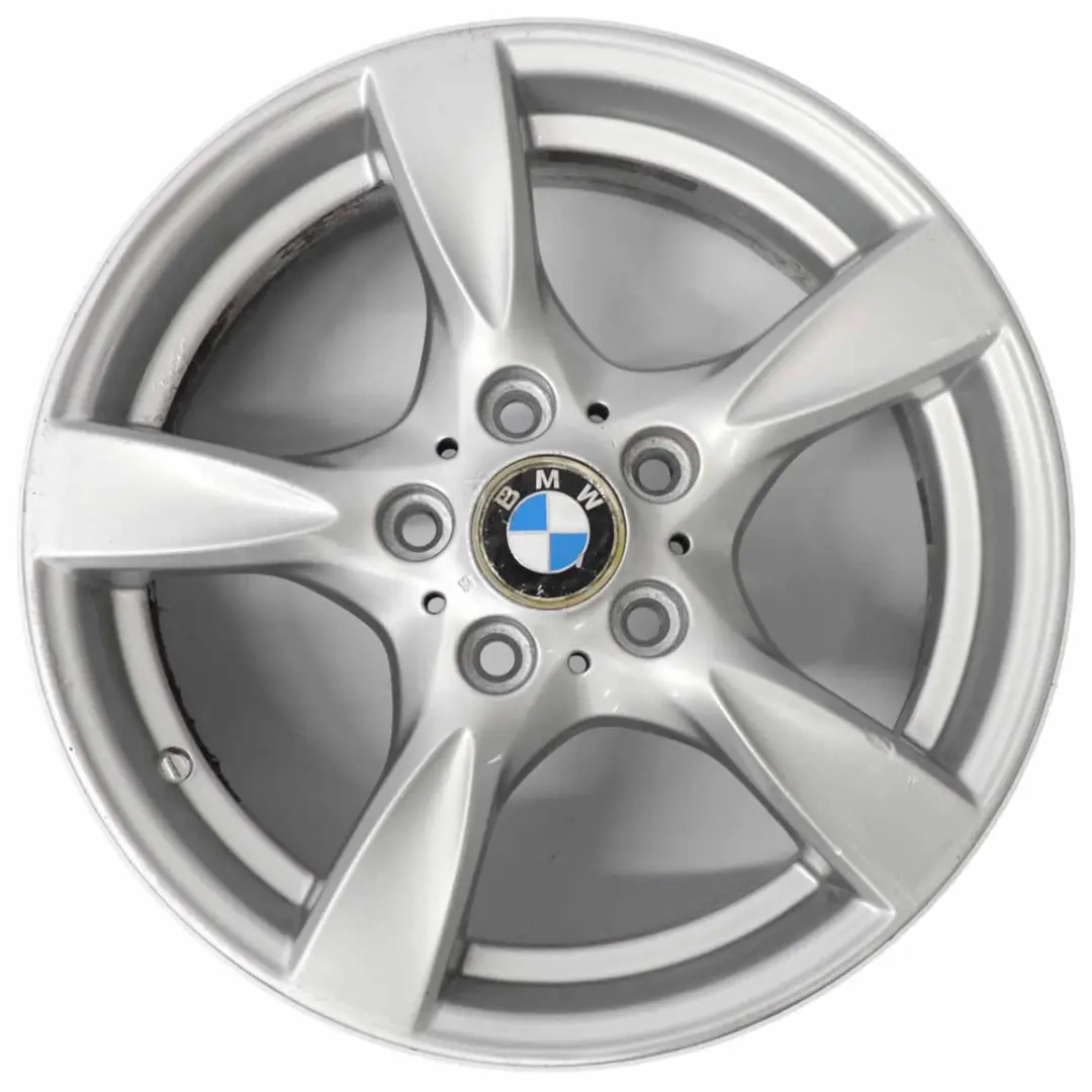 Alloy Wheel Rim 17" Star Spoke 371 7J ET:47 to BMW E81 E82 E87 Silver with Part number 6795561 BMW E81 E82 E87 Silver Alloy Wheel Rim 17" Star Spoke 371 7J ET:47 - SKU 6795561-3 - Part number 6795561