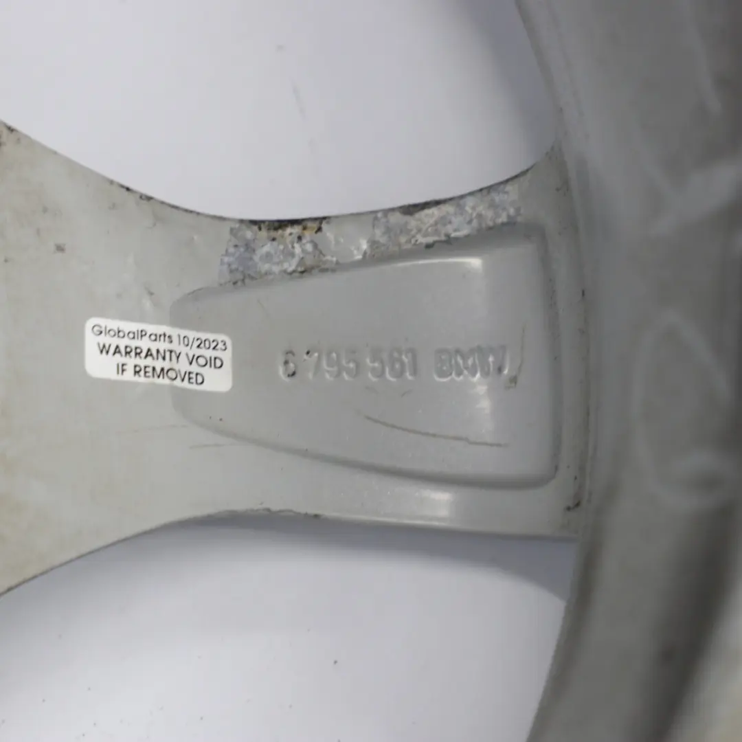 Alloy Wheel Rim 17" Star Spoke 371 7J ET:47 to BMW E81 E82 E87 Silver with Part number 6795561 BMW E81 E82 E87 Silver Alloy Wheel Rim 17" Star Spoke 371 7J ET:47 - SKU 6795561-3 - Part number 6795561