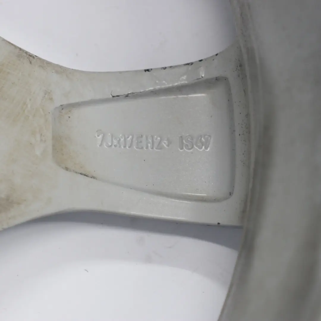 Alloy Wheel Rim 17" Star Spoke 371 7J ET:47 to BMW E81 E82 E87 Silver with Part number 6795561 BMW E81 E82 E87 Silver Alloy Wheel Rim 17" Star Spoke 371 7J ET:47 - SKU 6795561-3 - Part number 6795561