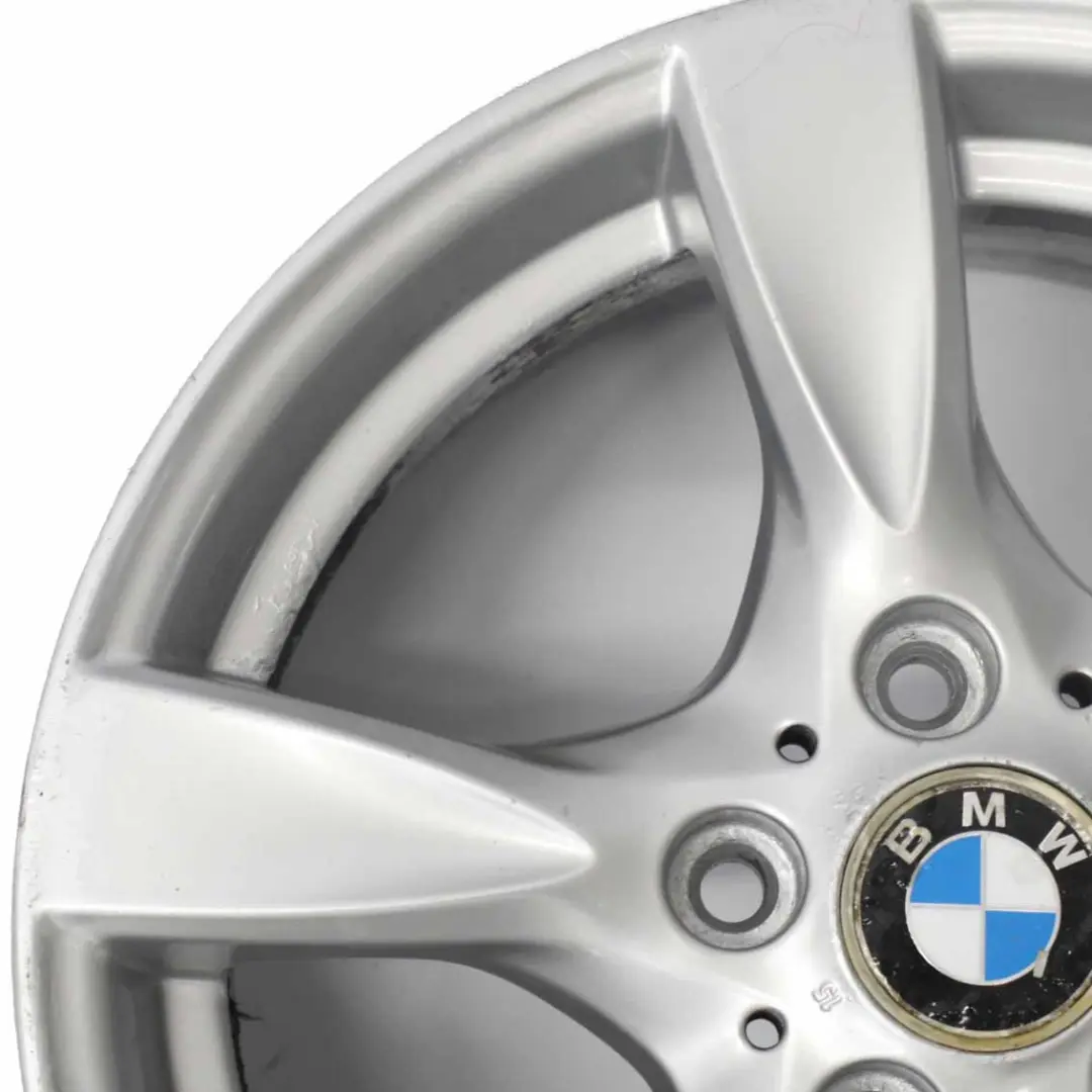 BMW E81 E82 E87 Silver Alloy Wheel Rim 17" Star Spoke 371 7J ET:47 - SKU 6795561-3 - Part number 6795561