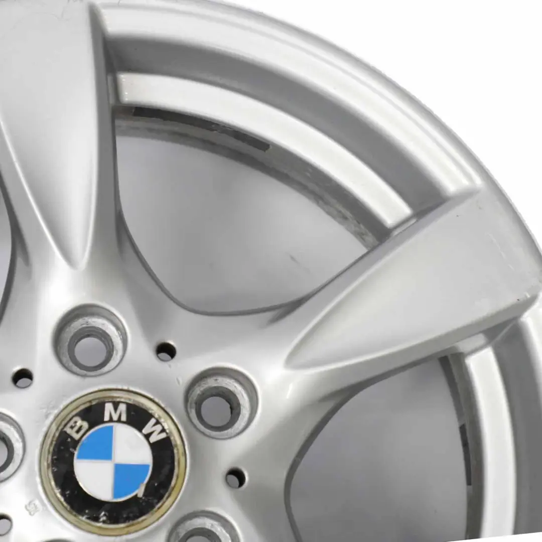 BMW E81 E82 E87 Silver Alloy Wheel Rim 17" Star Spoke 371 7J ET:47 - SKU 6795561-3 - Part number 6795561