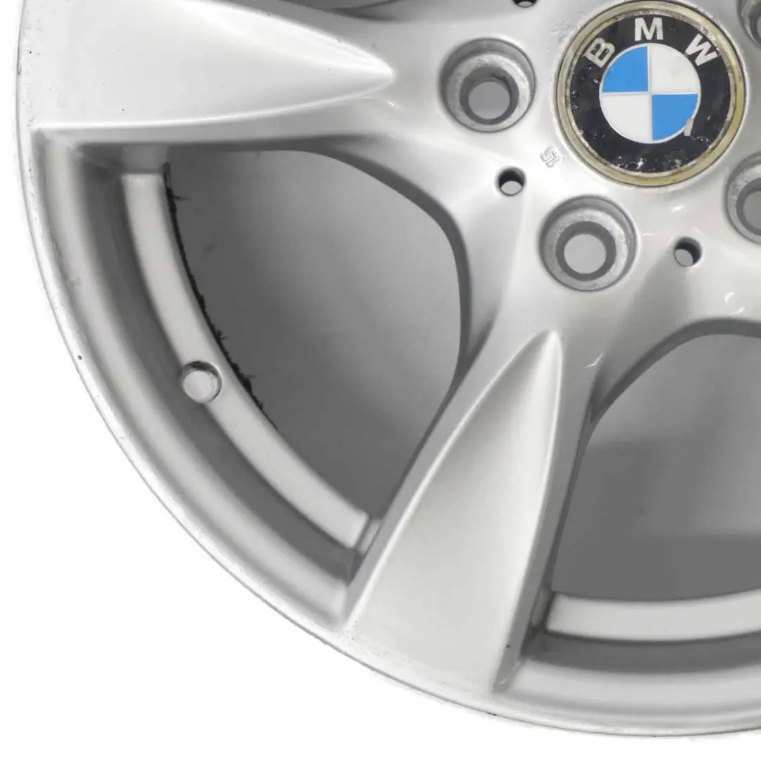 BMW E81 E82 E87 Silver Alloy Wheel Rim 17" Star Spoke 371 7J ET:47 - SKU 6795561-3 - Part number 6795561