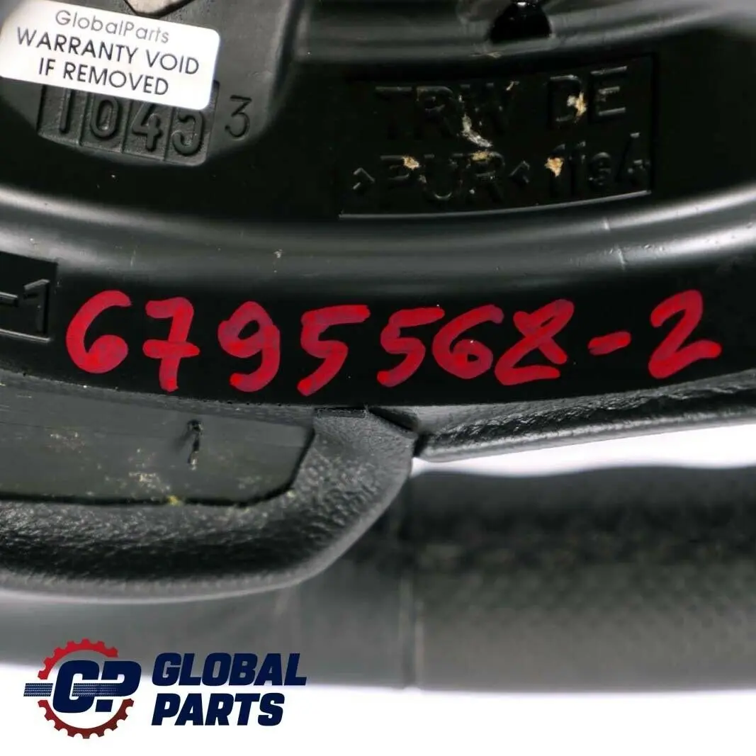 NUEVO Cuero Negro M-Sport Look Volante Negro Hilos para BMW X1 E84 E90 E91 con número de pieza 6795568 BMW X1 E84 E90 E91 NUEVO Cuero Negro M-Sport Look Volante Negro Hilos - SKU 6795568-2 - Número de pieza 6795568