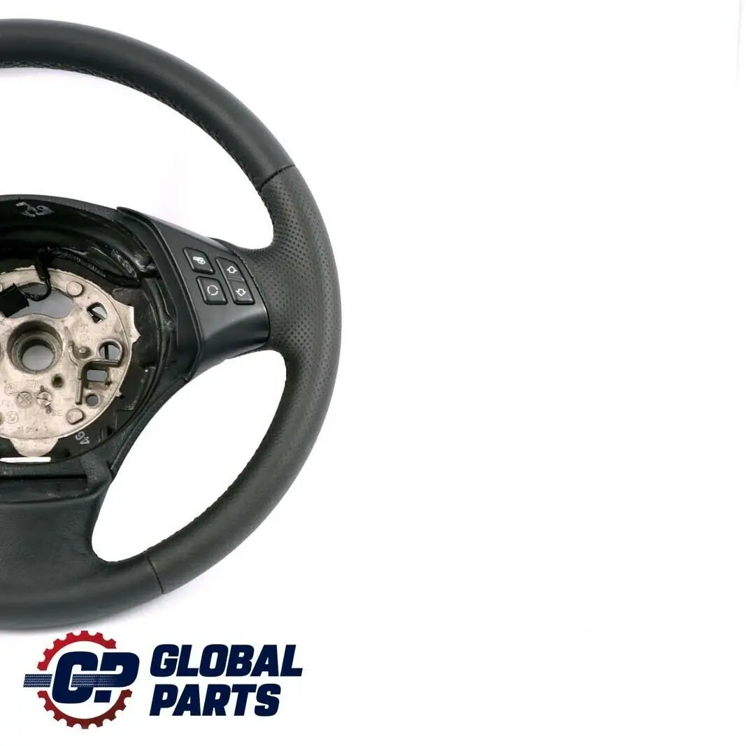 Nuovo Volante M-Sport Look In Pelle Nera Filetti Neri per BMW X1 E84 E90 E91 con numero di parte 6795568 BMW X1 E84 E90 E91 Nuovo Volante M-Sport Look In Pelle Nera Filetti Neri - SKU 6795568-2 - Numero di parte 6795568