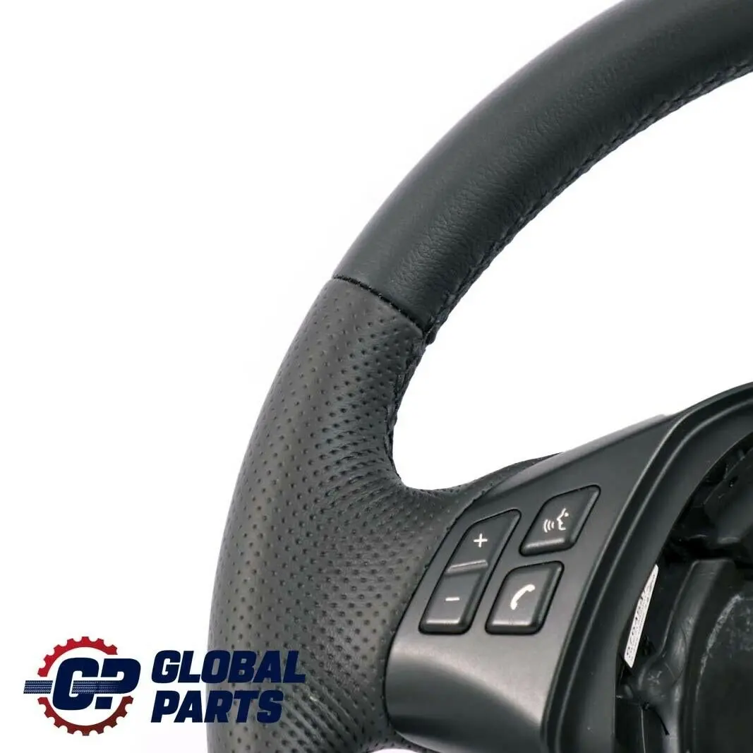 NUEVO Cuero Negro M-Sport Look Volante Negro Hilos para BMW X1 E84 E90 E91 con número de pieza 6795568 BMW X1 E84 E90 E91 NUEVO Cuero Negro M-Sport Look Volante Negro Hilos - SKU 6795568-2 - Número de pieza 6795568