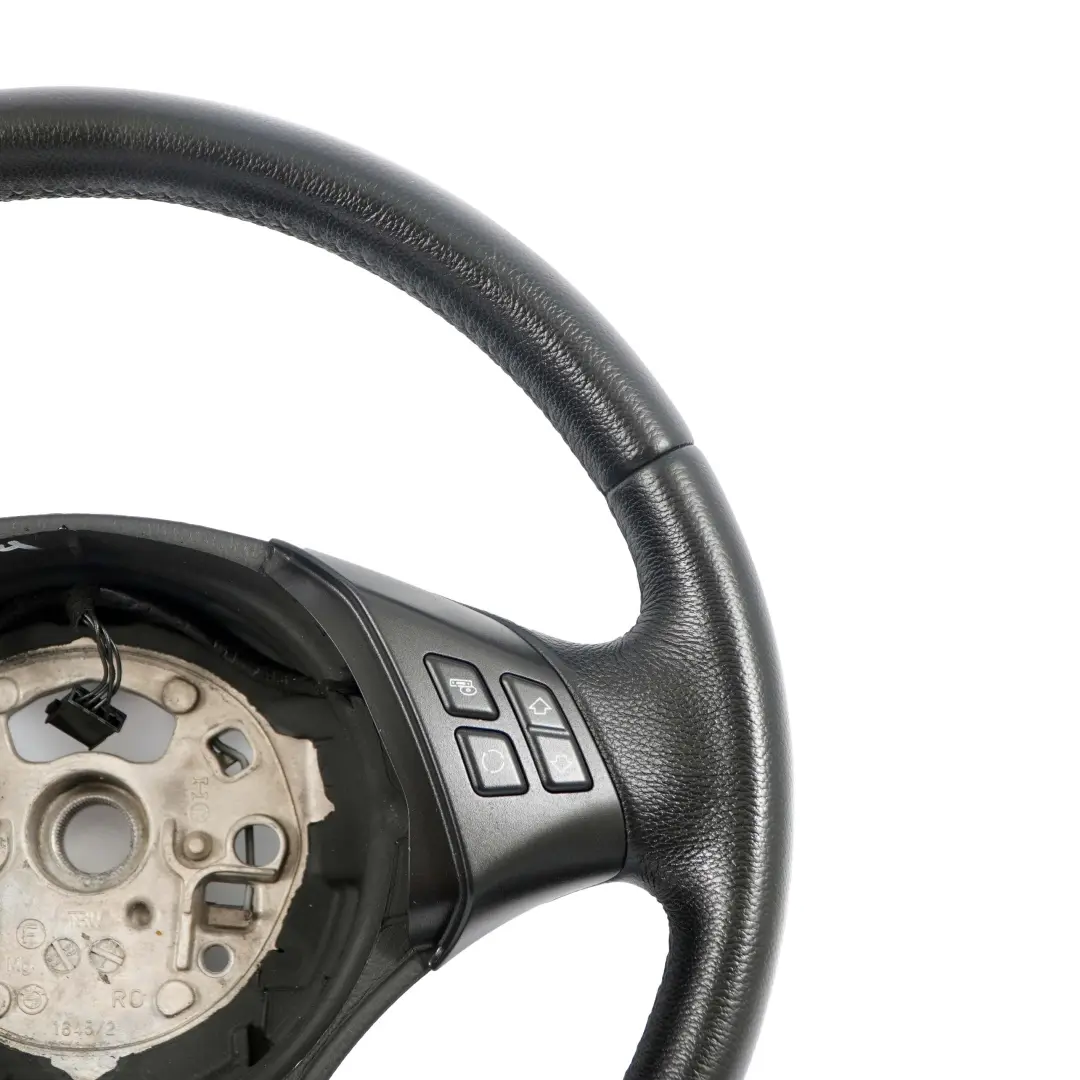 Leather Steering Wheel With Multifunction Buttons to BMW 3 Series E90 E91 with Part number 6795568 BMW 3 Series E90 E91 Leather Steering Wheel With Multifunction Buttons - SKU 6795568-4 - Part number 6795568