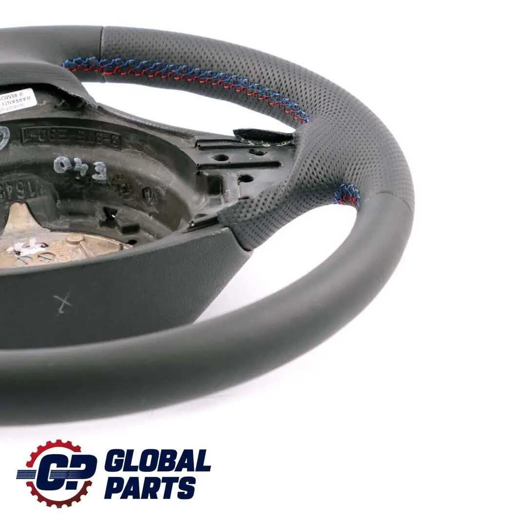 BMW E90 E91 Black Leather / Alcantara Sport Look Steering Wheel Red Threads - SKU 6795568-6 - Part number 6795568