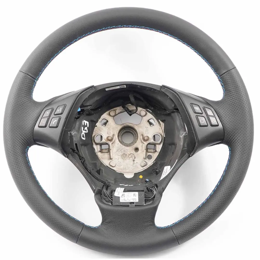 BMW 3 Series E90 E91 NEW Black Leather Heated Steering Wheel Multifunction - SKU 6795569-1 - Part number 6795569