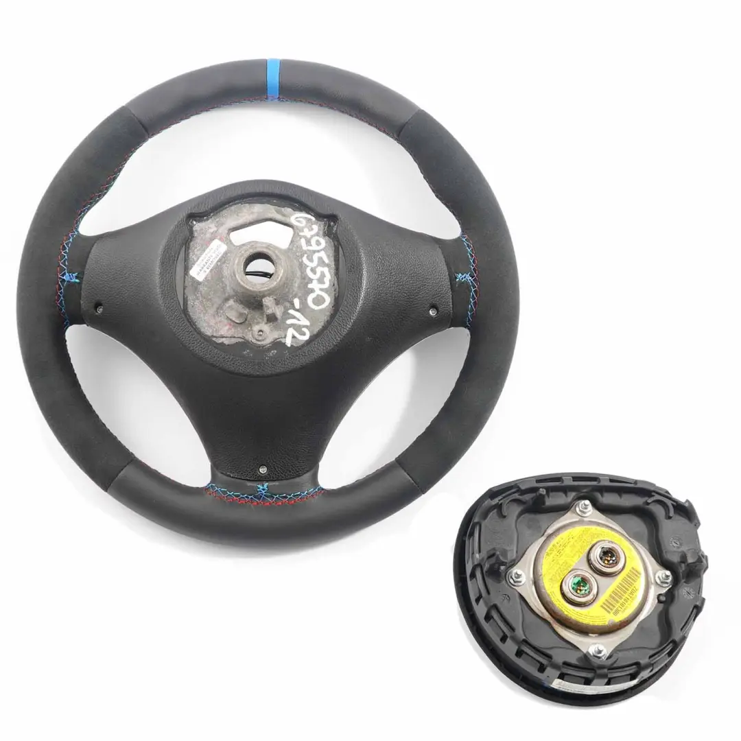 Volante BMW E81 E82 E87 E90 E91 E92 NUEVO Cuero / Alcantara M Sport Look - SKU 6795570-12-SET - Número de pieza 6795570