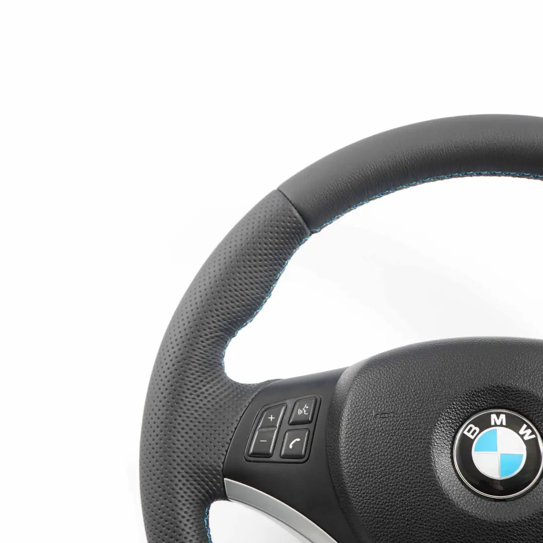 BMW E81 E87 E90 E91 E92 Volant avec NEUF Noir Cuir, M-Sport stylise Airbag - SKU 6795570-2-SET - Numéro de pièce 6795570