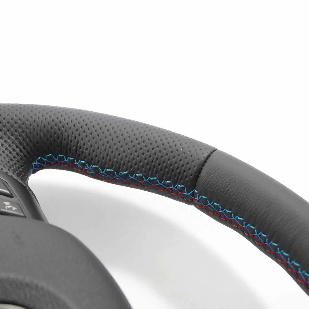 BMW E81 E87 E90 E91 E92 Volant avec NEUF Noir Cuir, M-Sport stylise Airbag - SKU 6795570-2-SET - Numéro de pièce 6795570