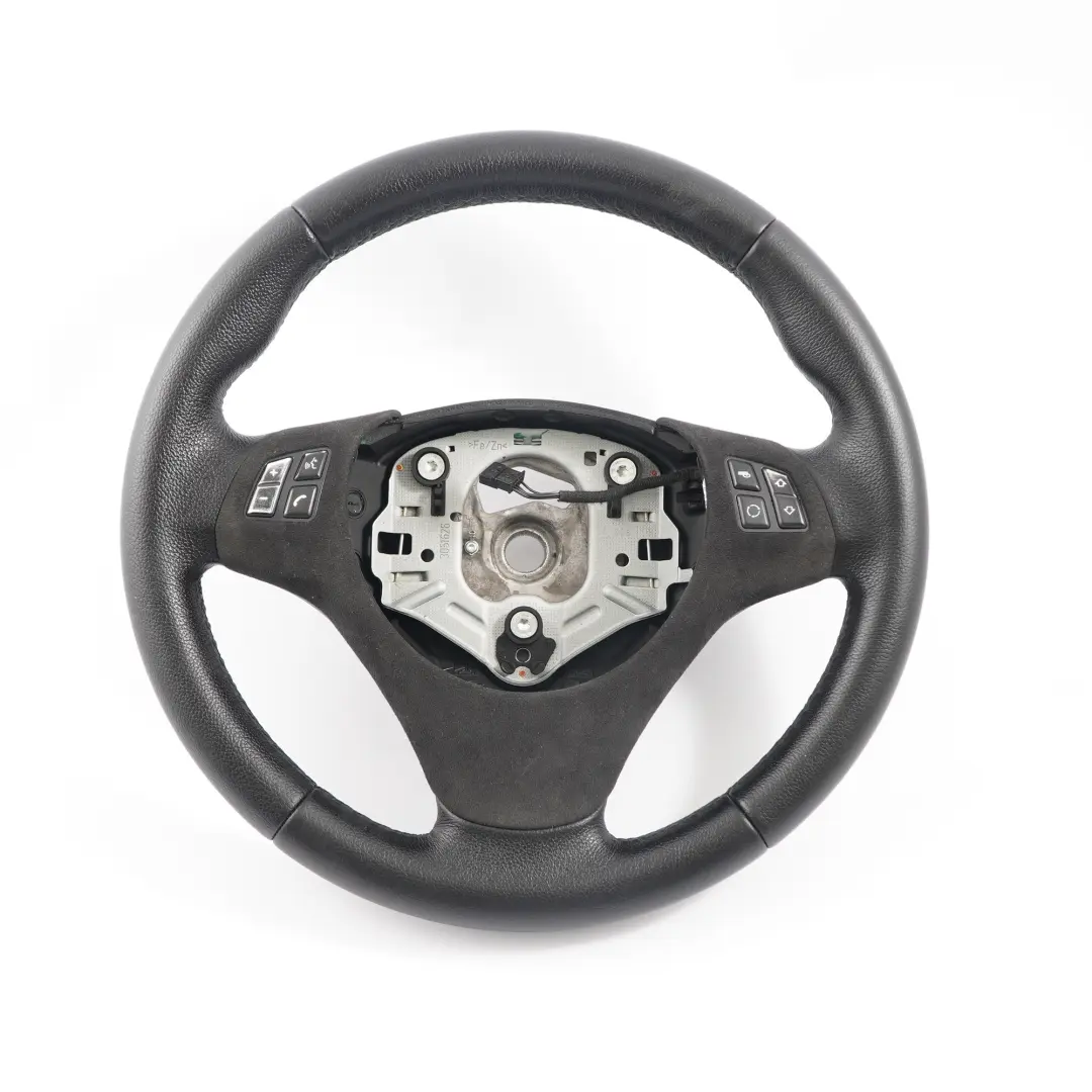 deportivo de cuero con aro multifunción para BMW E81 E87 E90 E91 E92 Volante con número de pieza 6795570 BMW E81 E87 E90 E91 E92 Volante deportivo de cuero con aro multifunción - SKU 6795570-4 - Número de pieza 6795570