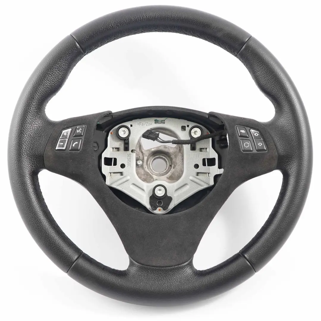 deportivo de cuero con aro multifunción para BMW E81 E87 E90 E91 E92 Volante con número de pieza 6795570 BMW E81 E87 E90 E91 E92 Volante deportivo de cuero con aro multifunción - SKU 6795570-4 - Número de pieza 6795570