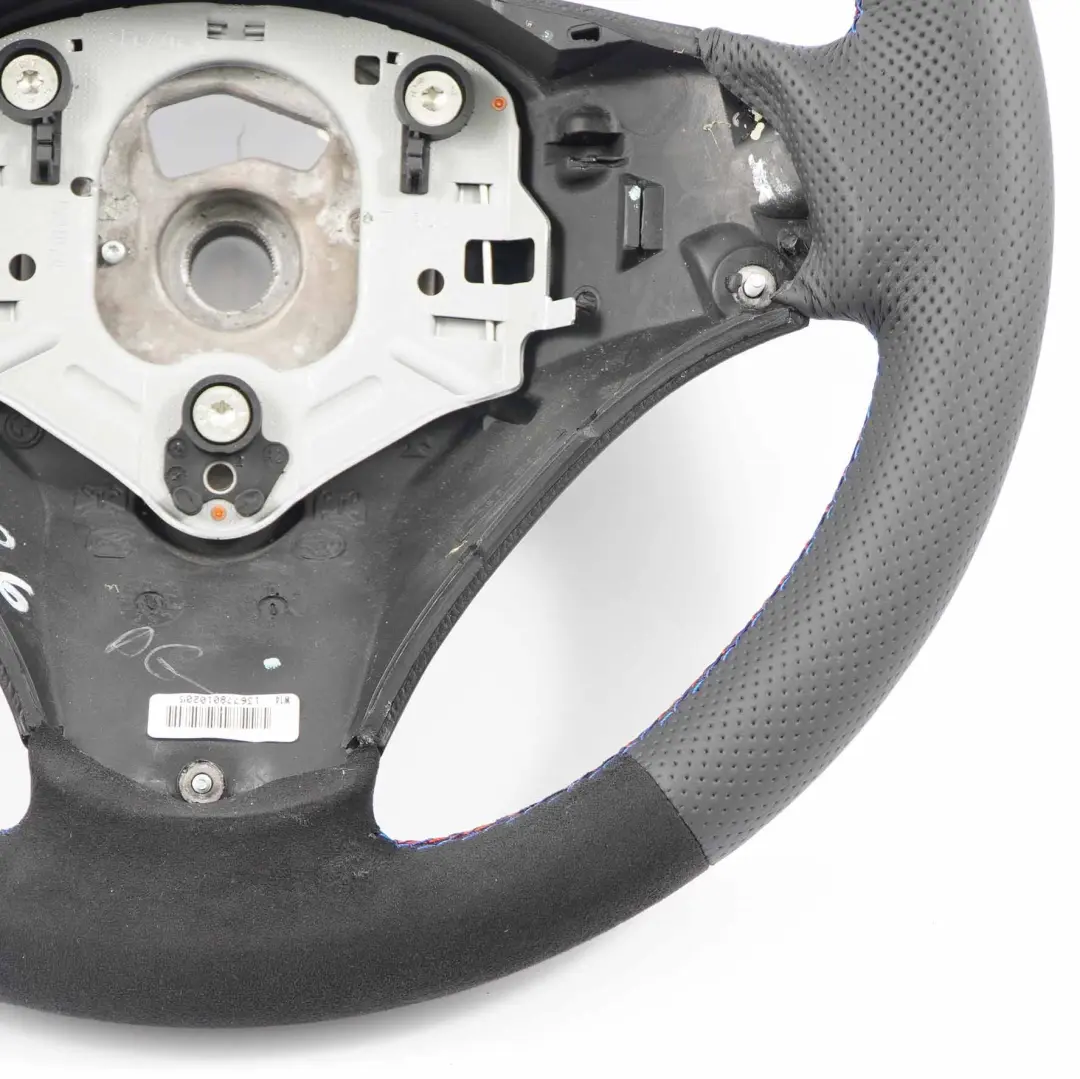 Leather / Alcantara M Sport Look Steering Wheel to BMW E81 E82 E87 E90 E91 E92 NEW with Part number 6795570 BMW E81 E82 E87 E90 E91 E92 NEW Leather / Alcantara M Sport Look Steering Wheel - SKU 6795570-6 - Part number 6795570