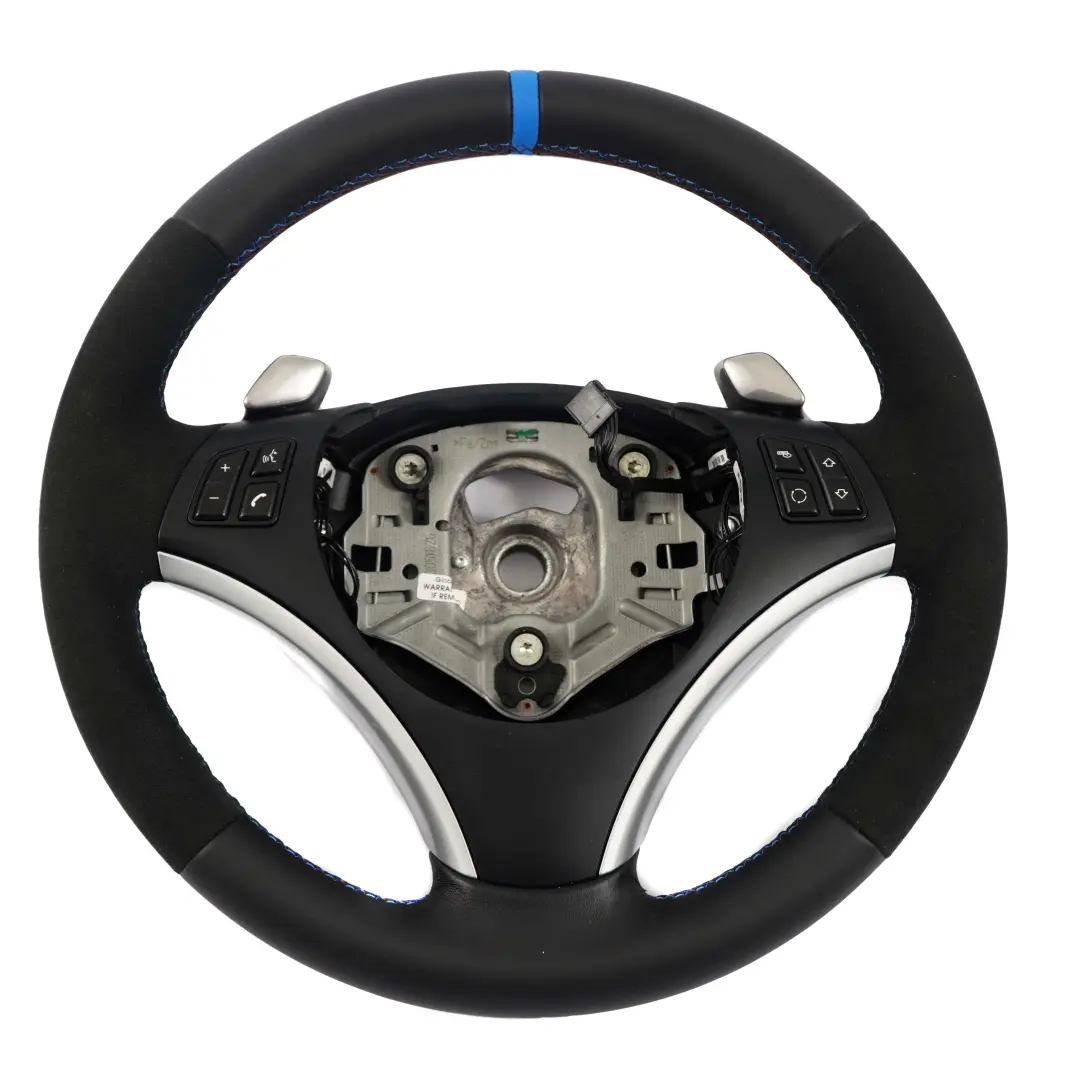 Volante BMW E81 E87 E90 E91 NUEVO Cuero Negro M-Sport Look Paddle Shift - SKU 6795572-1 - Número de pieza 6795572