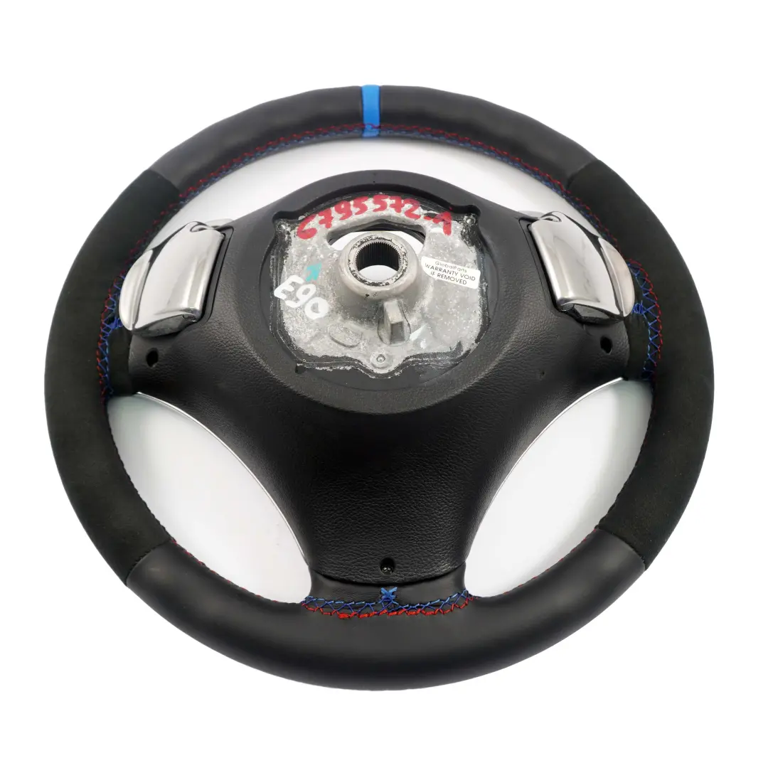 NUOVO In Pelle Nera M-Sport Look Paddle Shift per Volante BMW E81 E87 E90 E91 con numero di parte 6795572 Volante BMW E81 E87 E90 E91 NUOVO In Pelle Nera M-Sport Look Paddle Shift - SKU 6795572-1 - Numero di parte 6795572