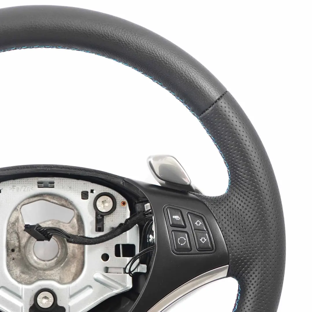 Nuova Pelle M-SPORT Look Volante Leve del Cambio per BMW E87 E90 E91 E92 E93 con numero di parte 6795572 BMW E87 E90 E91 E92 E93 Nuova Pelle M-SPORT Look Volante Leve del Cambio - SKU 6795572-4 - Numero di parte 6795572