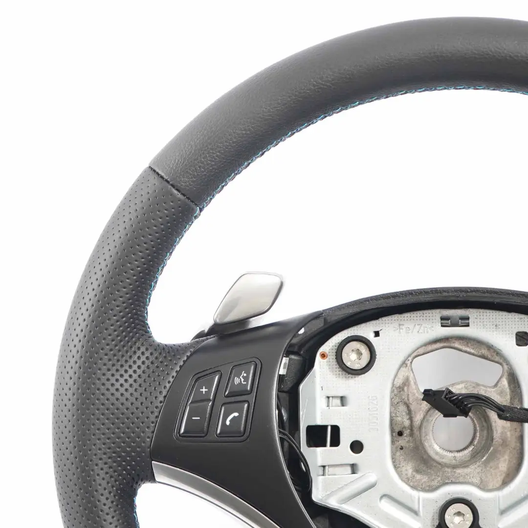 NUEVO Volante Cuero Negro Apariencia M-Sport Palanca Cambio para BMW E90 E91 E92 E93 con número de pieza 6795572 BMW E90 E91 E92 E93 NUEVO Volante Cuero Negro Apariencia M-Sport Palanca Cambio - SKU 6795572-4 - Número de pieza 6795572