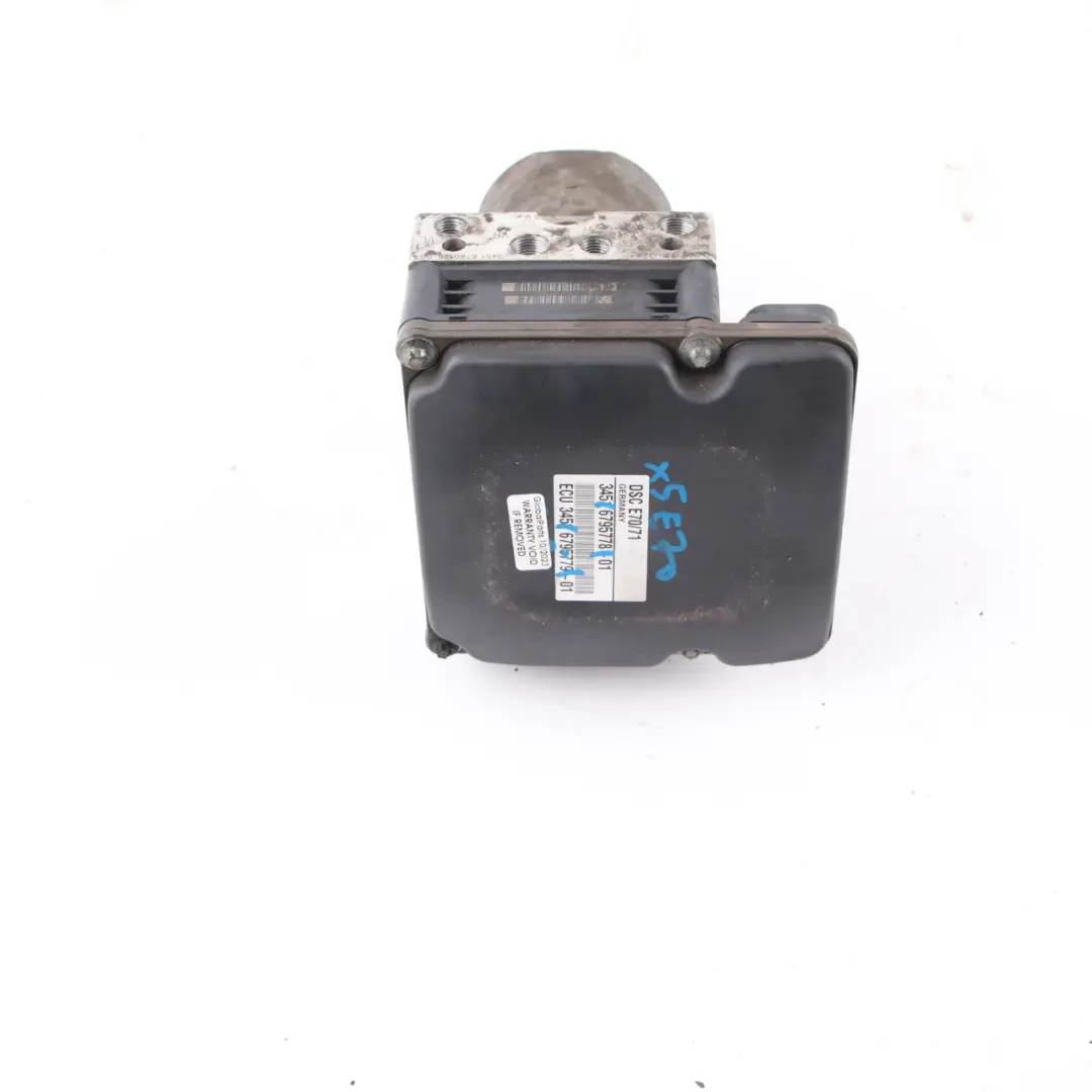 Brake Pump BMW X5 E70 X6 E71 Hydraulic Unit DSC ABS Module 6795779 to with Part number 6795778 Brake Pump BMW X5 E70 X6 E71 Hydraulic Unit DSC ABS Module 6795779 - SKU 6795778 - Part number 6795778