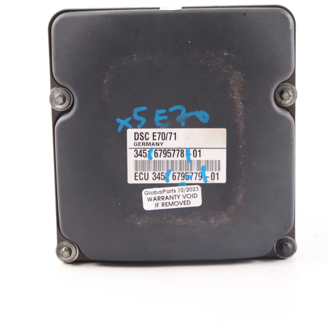 Pompe frein Unité hydraulique DSC Module ABS 6795779 pour BMW X5 E70 X6 E71 à propos du numéro de pièce 6795778 BMW X5 E70 X6 E71 Pompe frein Unité hydraulique DSC Module ABS 6795779 - SKU 6795778 - Numéro de pièce 6795778