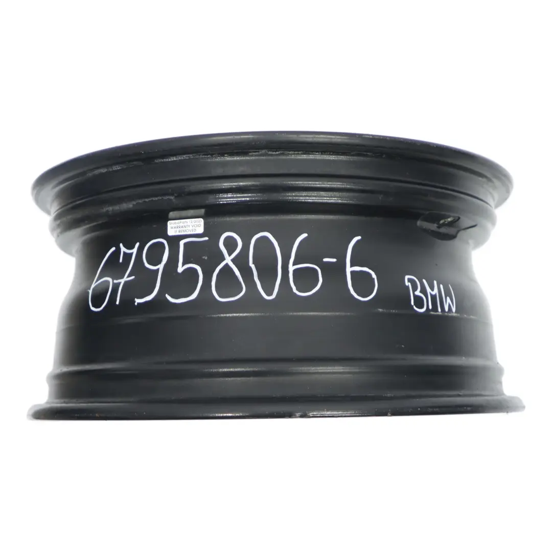 Right Alloy Wheel Rim 16" Streamline 306 ET:31 7J to BMW E90 F30 Black with Part number 6795806 BMW E90 F30 Black Right Alloy Wheel Rim 16" Streamline 306 ET:31 7J - SKU 6795806-6 - Part number 6795806