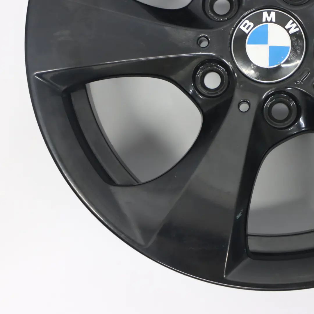 BMW E90 F30 Black Right Alloy Wheel Rim 16" Streamline 306 ET:31 7J - SKU 6795806-6 - Part number 6795806